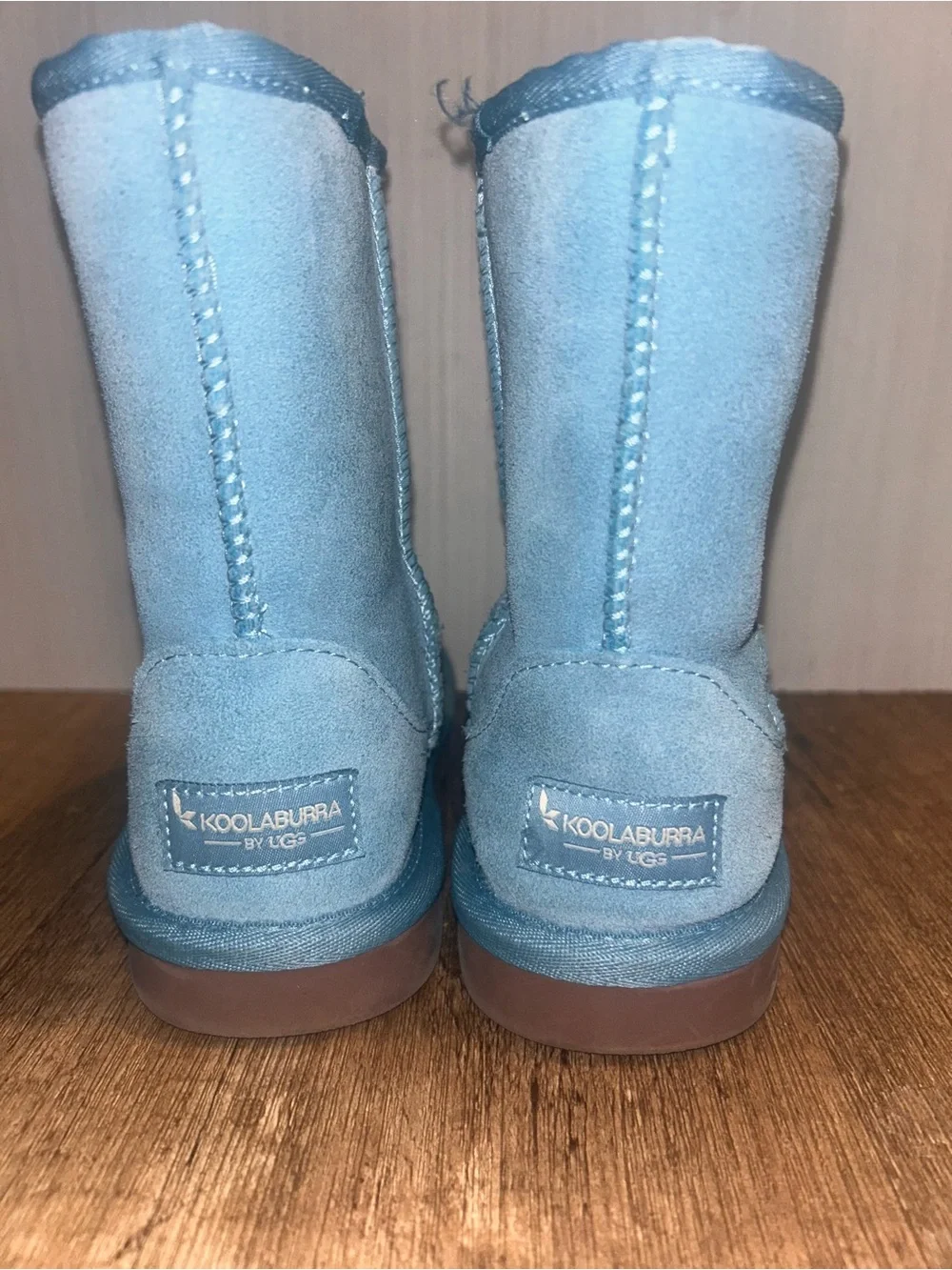 Kids suede mid-calf boots